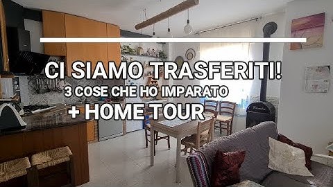 Ci siamo trasferiti! 3 cose che ho imparato e home tour