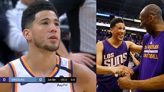 Suns' Devin Booker pays tribute to NBA legend Kobe Bryant with tattoo