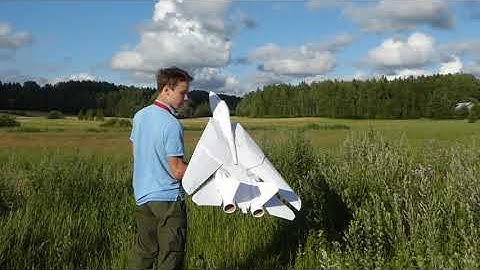 F-14 Tomcat v1 Twin EDF foam board jet wings swept