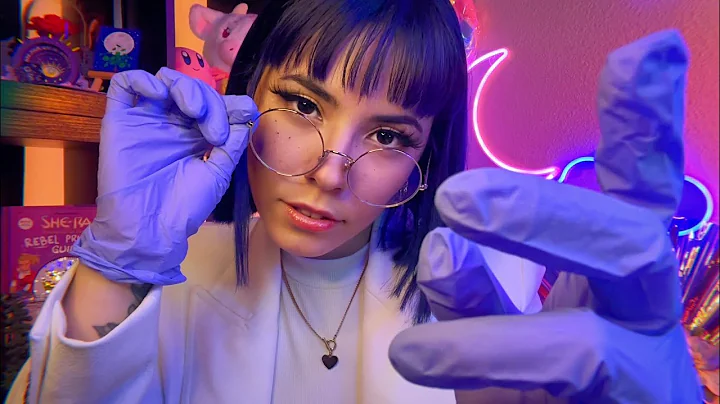 ASMR Face Exam👩🏻‍⚕️ (fast paced) [latex gloves] 🧤 ~kinda unpredictable