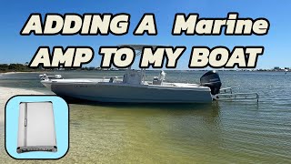 How To install a Marine Amp On a Robalo 246 Cayman