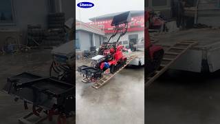 Wholesale 25HP Crawler Small Tractor Tiller with Loading Bucket #rotarytiller #tractor #minitractor