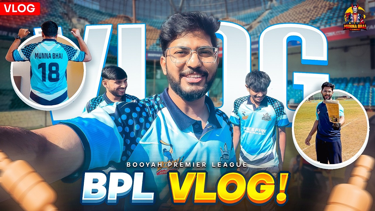 BOOYAH PREMIER LEAGUE VLOG 🔥 BPL BTS  - Munna Bhai Gaming - Telugu Vlogs