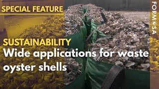 Discarded oyster shells recycled for a wide range of applications|Taiwan News