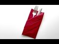 Servietten falten - Bestecktasche | How To?