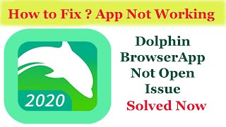 Fix "Dolphin Browser" App Not Working / App Not Opening Problem Solved Android & Ios | AllTechapple screenshot 3