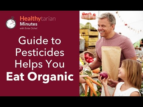 EWG's Guide to Pesticides Helps You Eat Organic Healthytarian Minutes ep 30