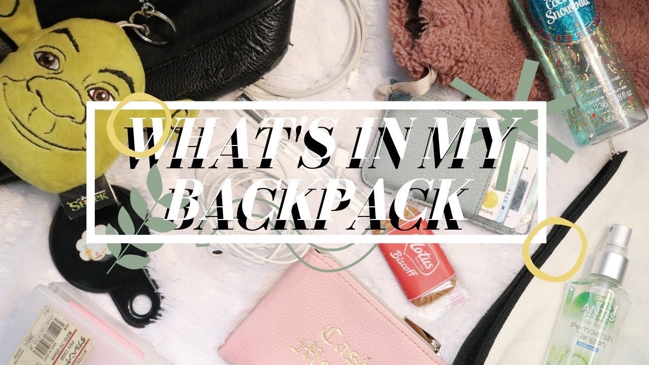 {eng}WHAT'S IN MY BACKPACK 2020 | RAFA DHAFINA