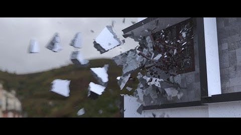 BLAST, Houdini RBD sim with arnold render