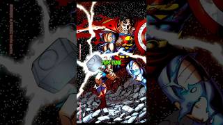 Superman Lifts Thors Hammer And Goes Full God Mode