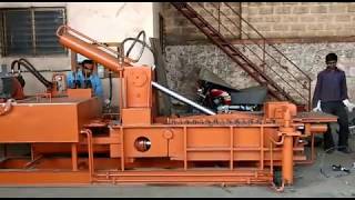 Triple Action Scrap Baling Machine Top Ejection