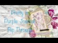 Pretty in Purple: Journal Flip through