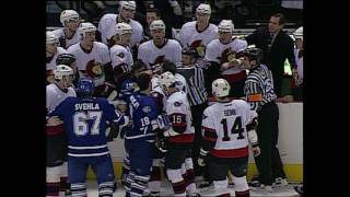 Celebrity Watch Darcy Tucker take on the whole Senators bench Wealth