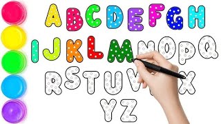 Learn ABCD with Fun Tracing &amp; Coloring for Kids 🎨✨ | Easy Alphabet सीखें!