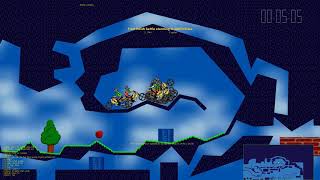 Elasto Mania - daff348 - level making timelapse & First Finish battle