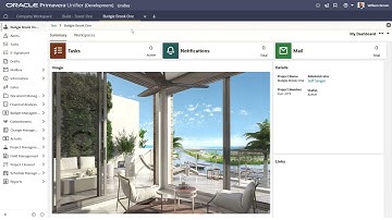Oracle - Primavera Unifier - Navigating
