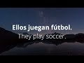 Spanish Short Sentences with Word Breakdown & English Meaning