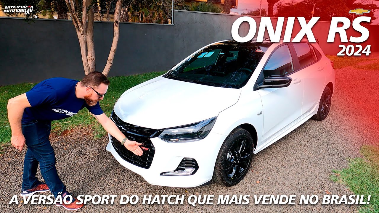 CHEVROLET ONIX RS 2024 - A Versão Sport do Modelo Mais Vendido no Brasil! 