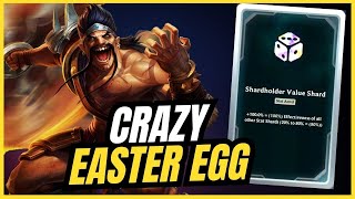 NO Item Win DRAVEN - Only Stat Anvil Run : HIDDEN EASTER EGG - League Arena Gameplay