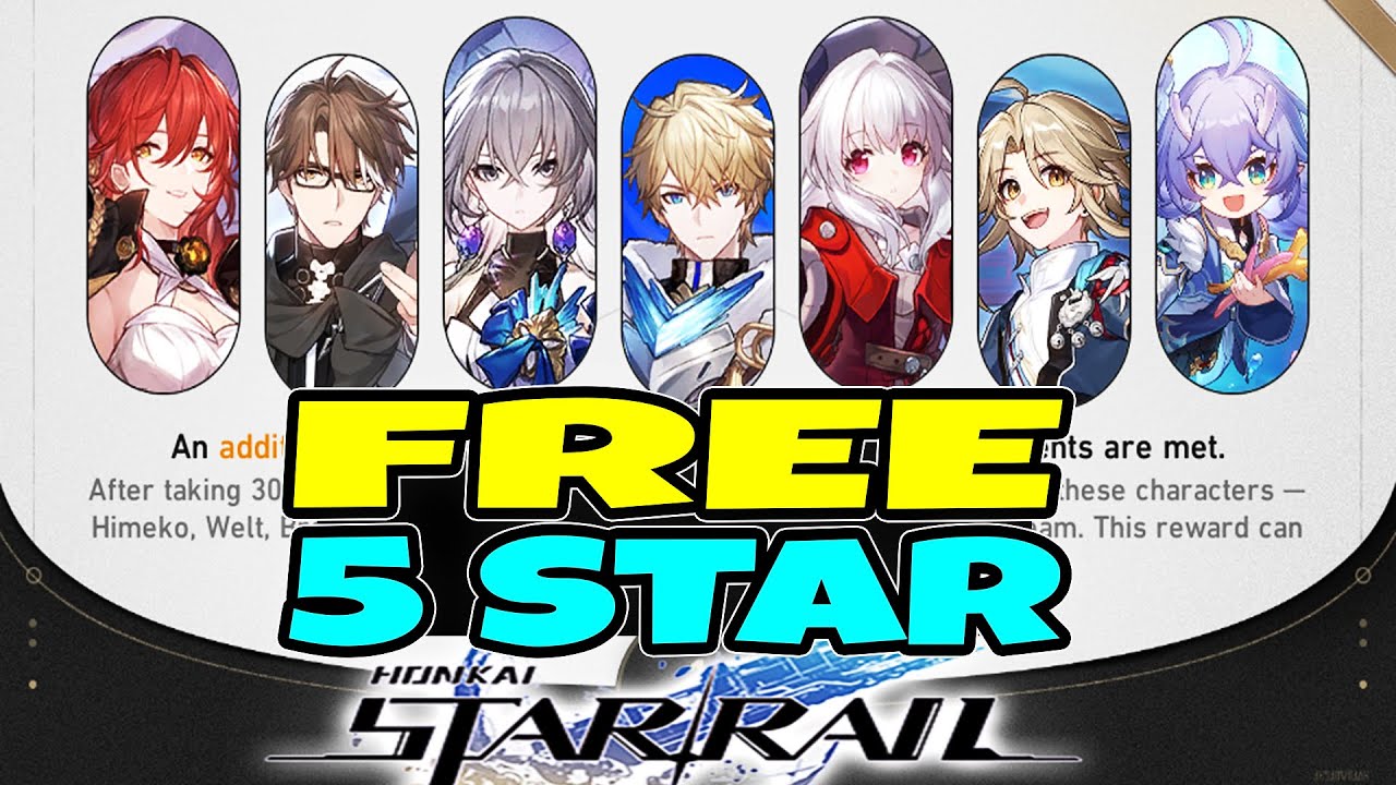 How to get a free 5-star character in Honkai Star Rail