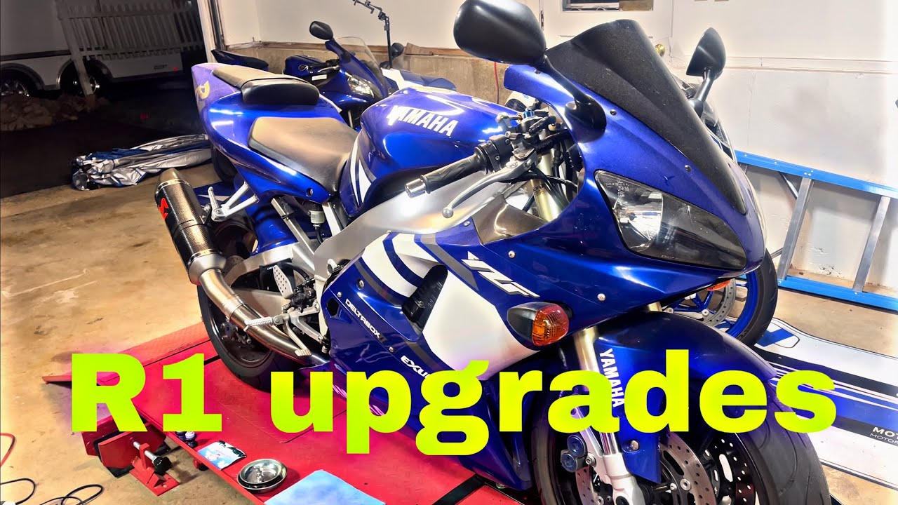 Upgrade to my 2001 Yamaha R1 - YouTube