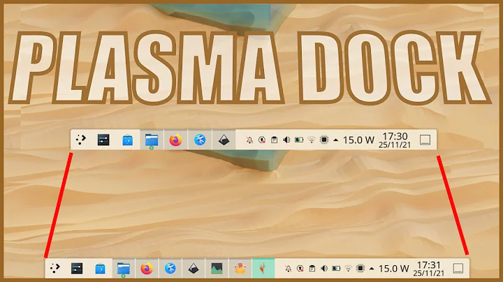 How To Make Plasma Panel Fit Content (Like A Dock)!