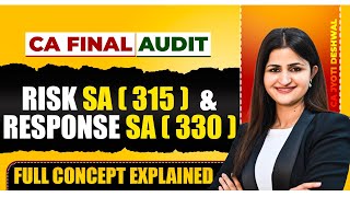 CA Final Audit | Risk Assessment & Response | SA 315 & SA 330 concept Explained | CA Jyoti Deshwal