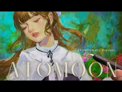 🎨Procreate drawing |art brush| relaxing music🎵