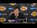 Austin Reaves Postgame Interview | Los Angeles Lakers beat Oklahoma City Thunder 123-117