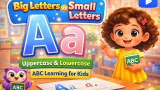 Big Letters vs Small Letters 🔤 | Uppercase & Lowercase ABC Learning for Kids screenshot 3