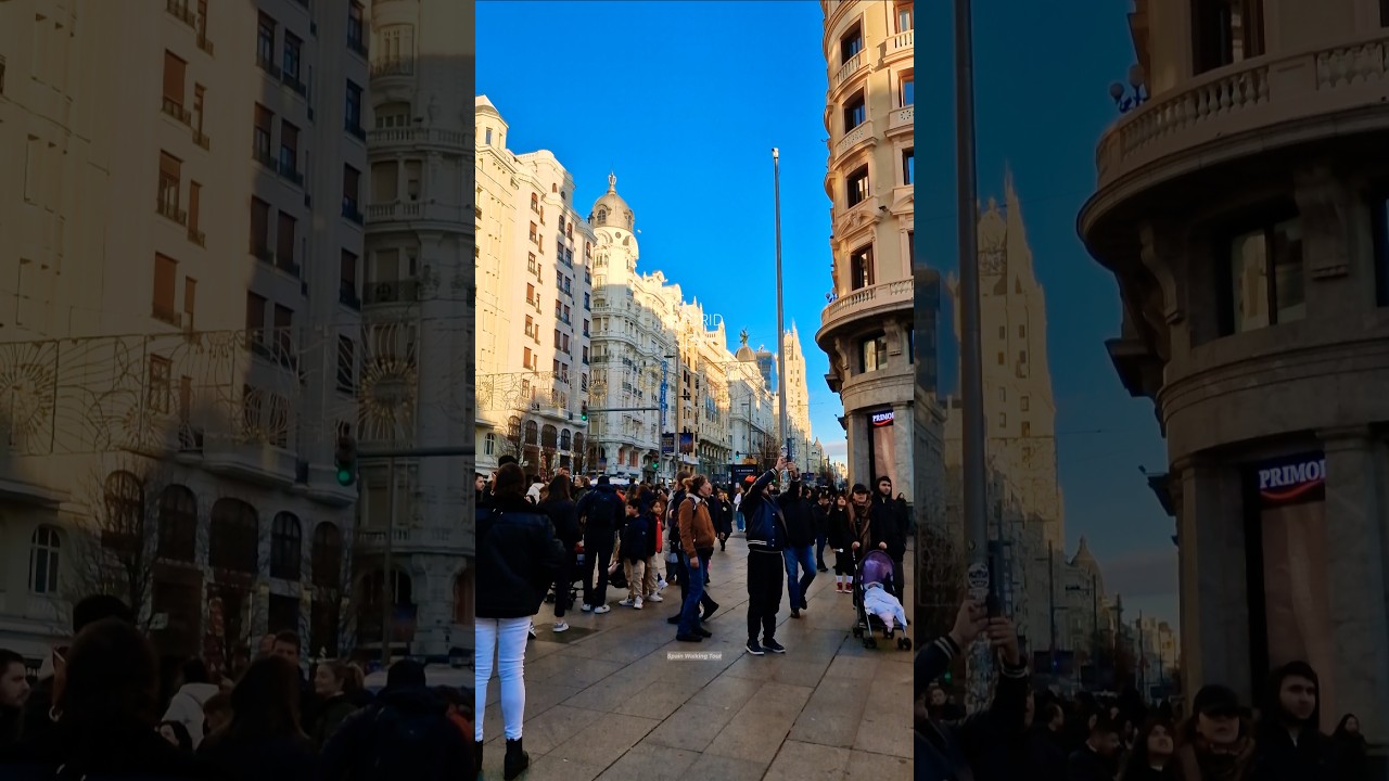 🇪🇦 MADRID, Spain - 4K Walking tour through the Winter Charm of the City 