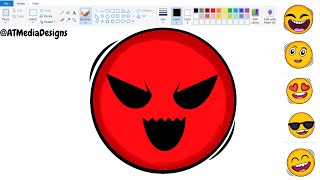 19.Discover the Art of Emoji Drawing on a Computer | Easy MS Paint Tutorial screenshot 5