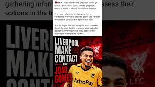 🚨 Liverpool Make Their Move! João Gomes Transfer Is BACK ON?! 🔥🔴
