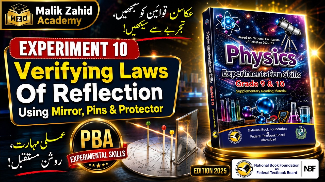 Experiment 10 | Verifying Laws Of Reflection Using Mirror Pins And ...
