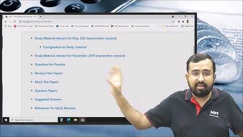 How to download CA | Study Material | RTP | Past Exam Papers | Suggested Answers | from ICAI website