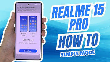 How to Enable Realme 15 Pro Simple Mode