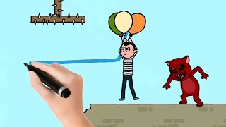 Fly Thief: Draw A Line - Gameplay Walkthrough All Levels