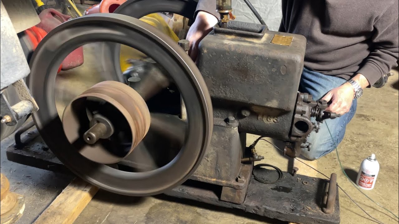 Empire Gas Engine Runs for First Time in 80+ Years!