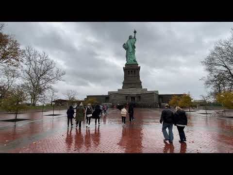 自由の女神像　台座展望台まで階段で登る　Statue of Liberty Visit the Pedestal Area 2022