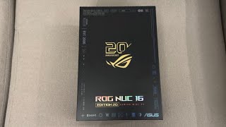Unboxing Asus Rog Nuc 16 Edition 20 Gaming Mini Pc