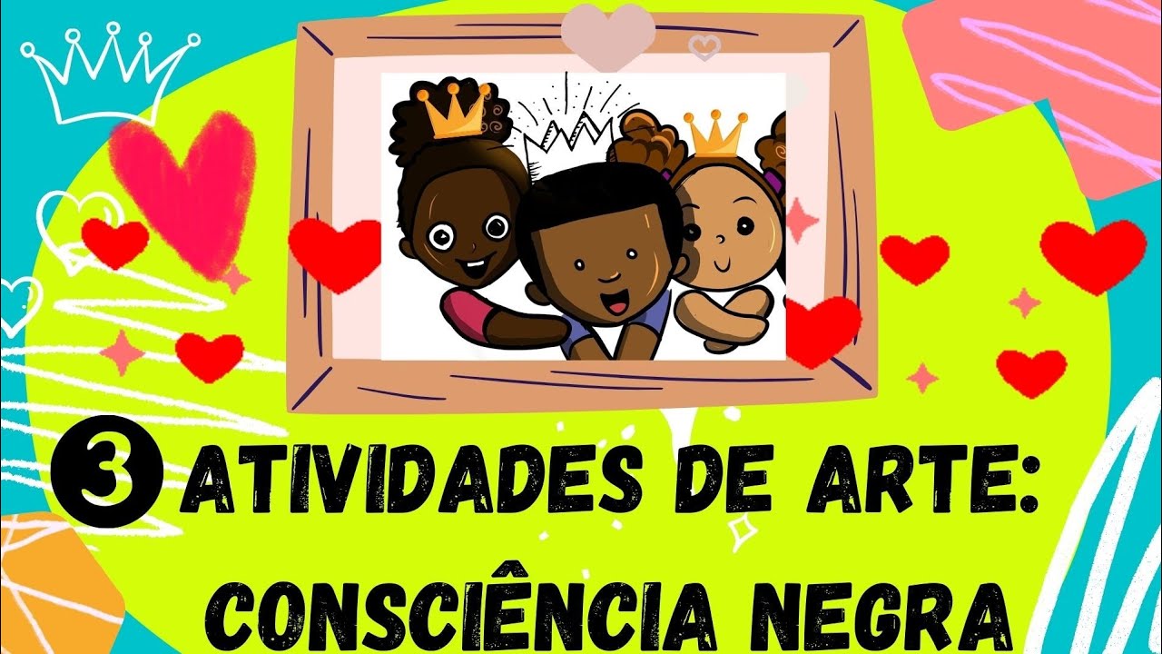 Atividades com os desenhos da Consciência Negra