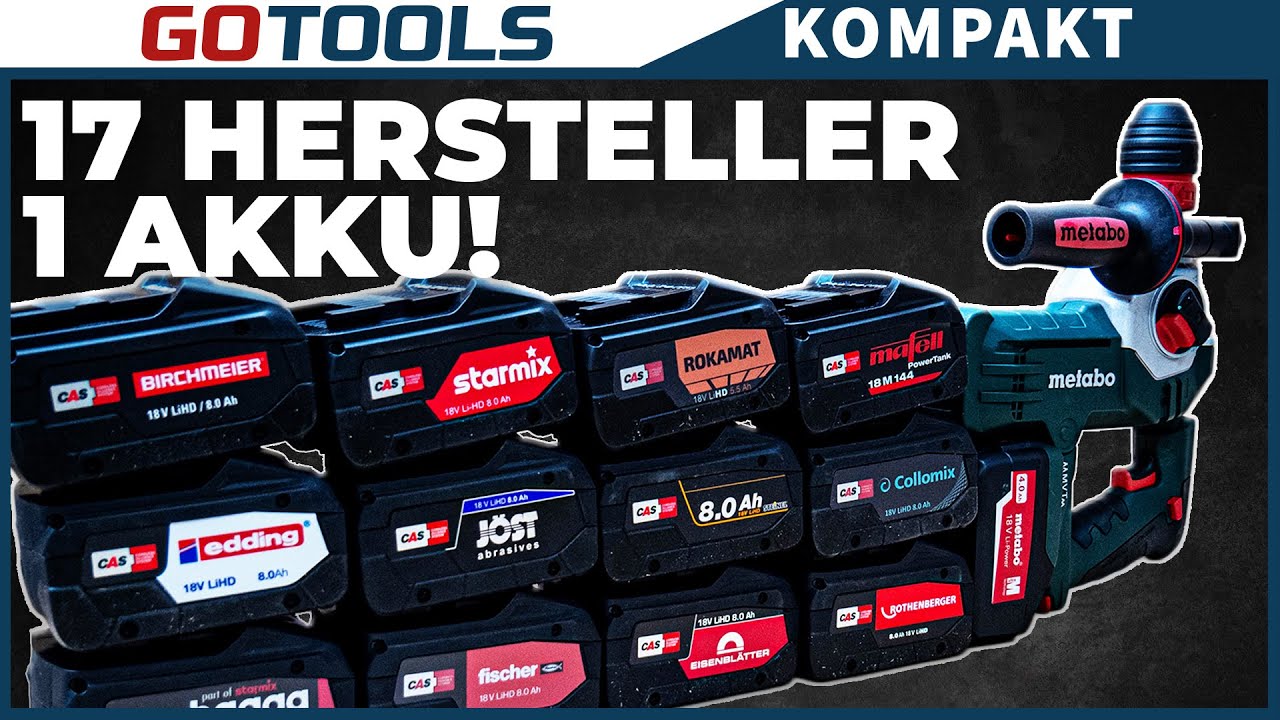 Das Cordless Alliance System - 180x 18Volt kabellose Freiheit | Metabo LiHD - Kraft trifft Ausdauer