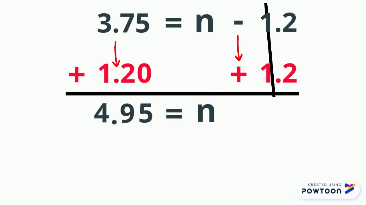 6.EE.7 Solving One-step Equations w/ Rational - YouTube