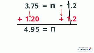 6.EE.7 Solving One-step Equations w/ Rational