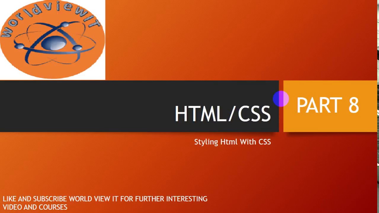 HTML Tutorial for Beginners in Urdu Hindi WVIT Part - 8 HTML & CSS ...