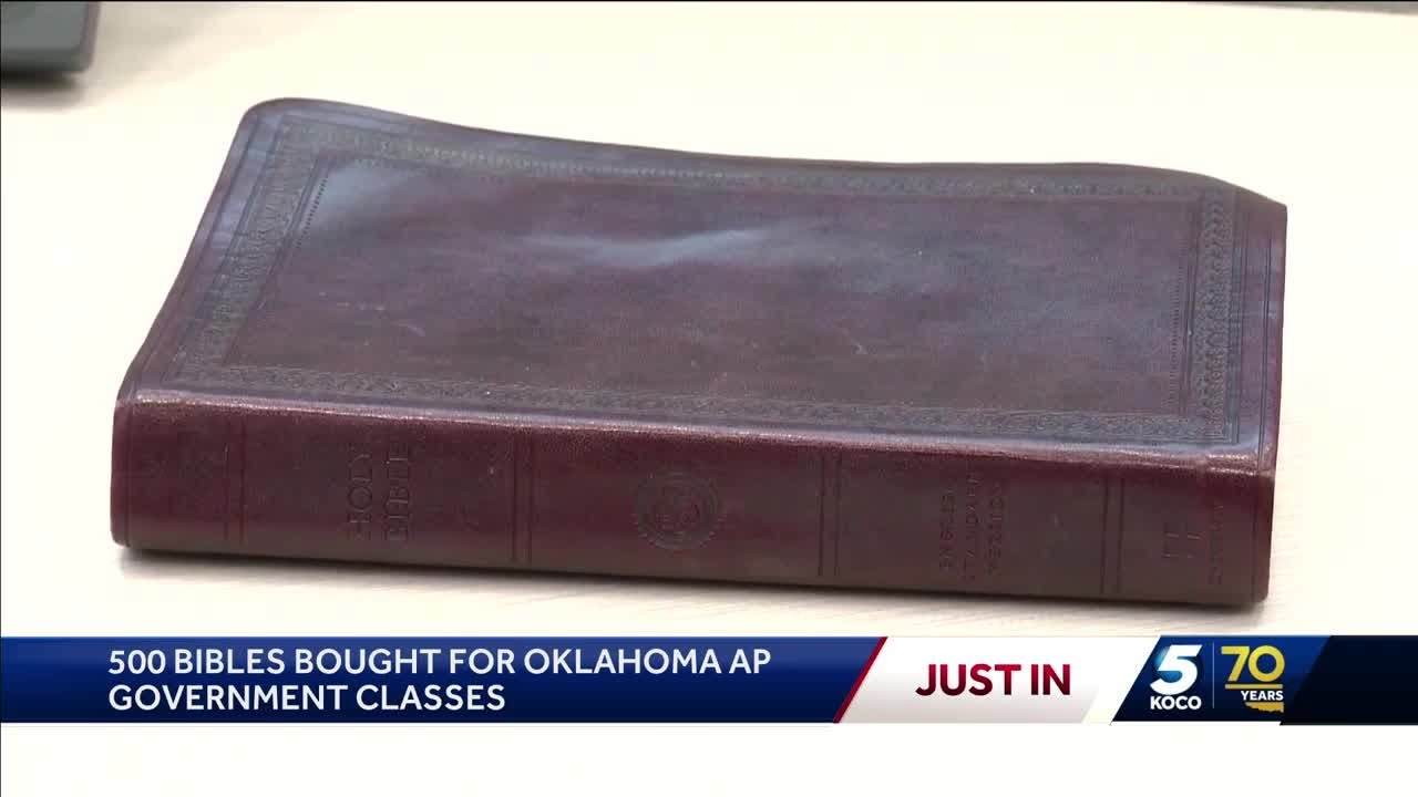 Ryan Walters announces first purchase of Bibles for Oklahoma classrooms