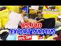 Branded Cheapest Export Surplus Garments | International Brands | 90% Off Rs.140 | Tarun vlogz