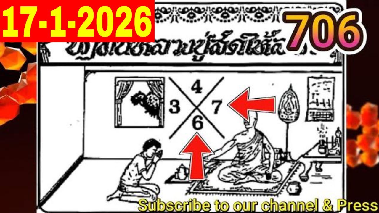 Thailand Lottery 3UP Special 4C Tip Update Part 1 | Thai Lottery VIP Magazine 17-1-2026