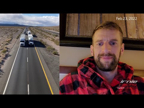 Freedom Convoy USA 2022 - 6 Miles Trucker Convoy - Hwy 40 Feb.23, 2022 | IrnieracingNews