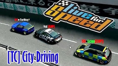 LFS 0.6E: TC City Driving CHASE em Kyoto